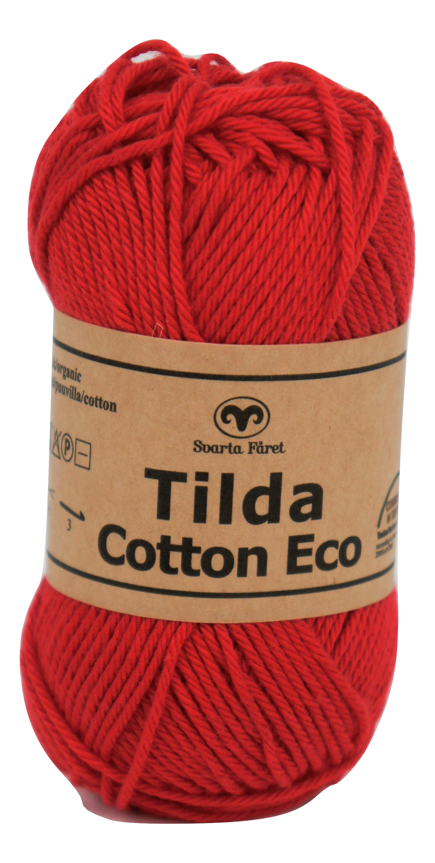 Tilda Cotton Eco 245 - Rød (Kun 6 stk. tilbage)