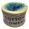 Cotton Flowers 406B - Støvet Gul/Grøn/Blå