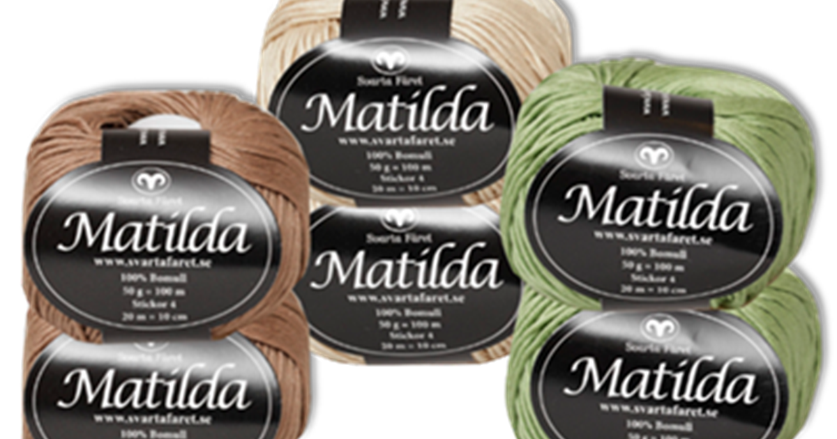 Køb Matilda bomuldsgarn fra Svarta Unigarn